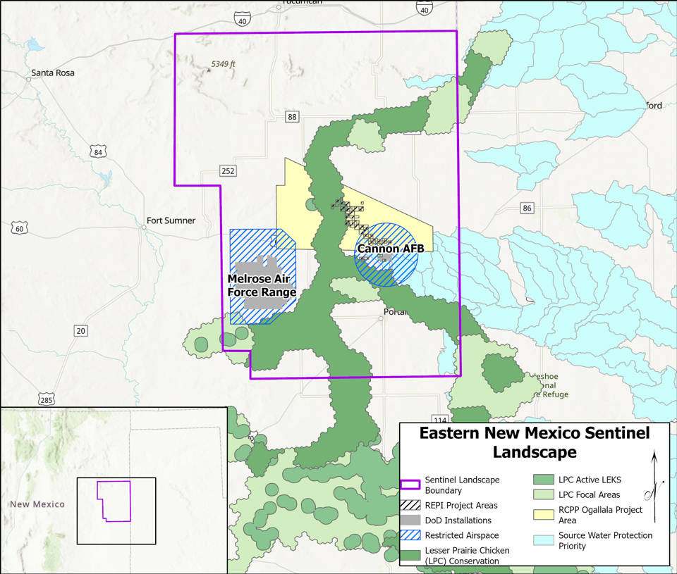 Eastern New Mexico Map